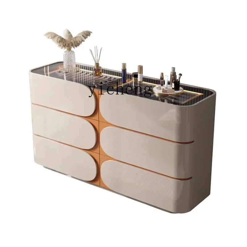 Minimalist Chest of Six Drawers Bedroom Modern Minimalist Jewelry Cabinet Living Room Storage Locker