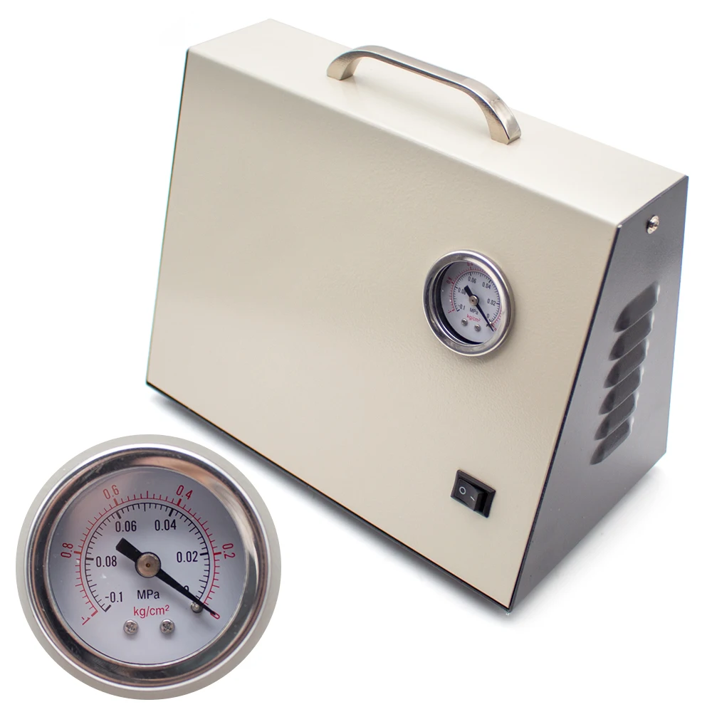Secador de vacío de plástico de policarbonato, bomba de vacío sin aceite, 150 V, 10l/MIN, 220 MM