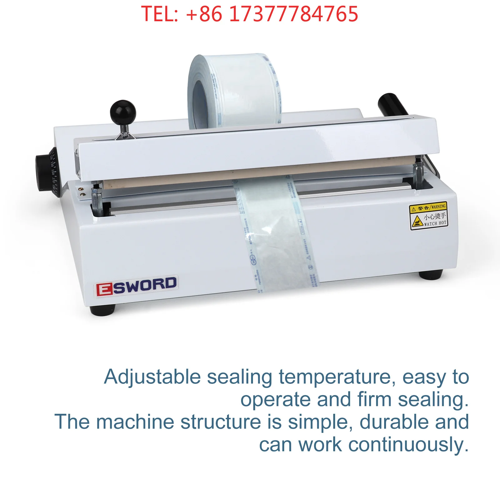 NEW 300 MM Sterilization Bag Sealing Machine Disinfection Bag Packaging Machine  Sealer 400 W 220 V