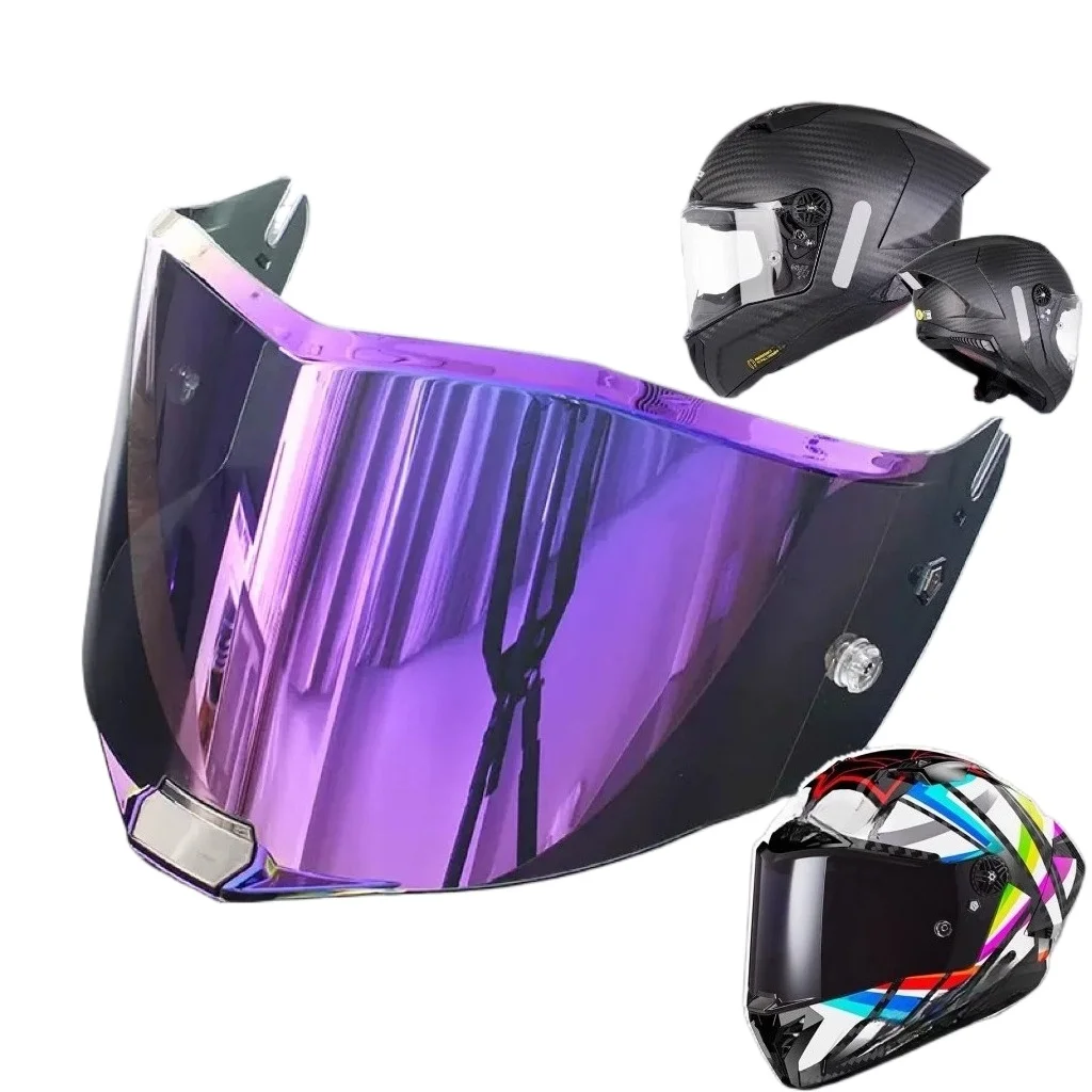 

Motorcycle Helmet Visor for Original for LS2 THUNDER for LS2 FF805 Transparent Chrome Red Extra Shield Casco Para Motos