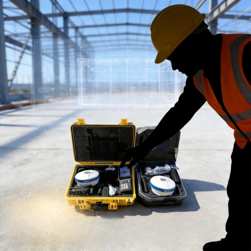 RTK measuring instrument, inertial navigation real scene lofting 'for construction sites