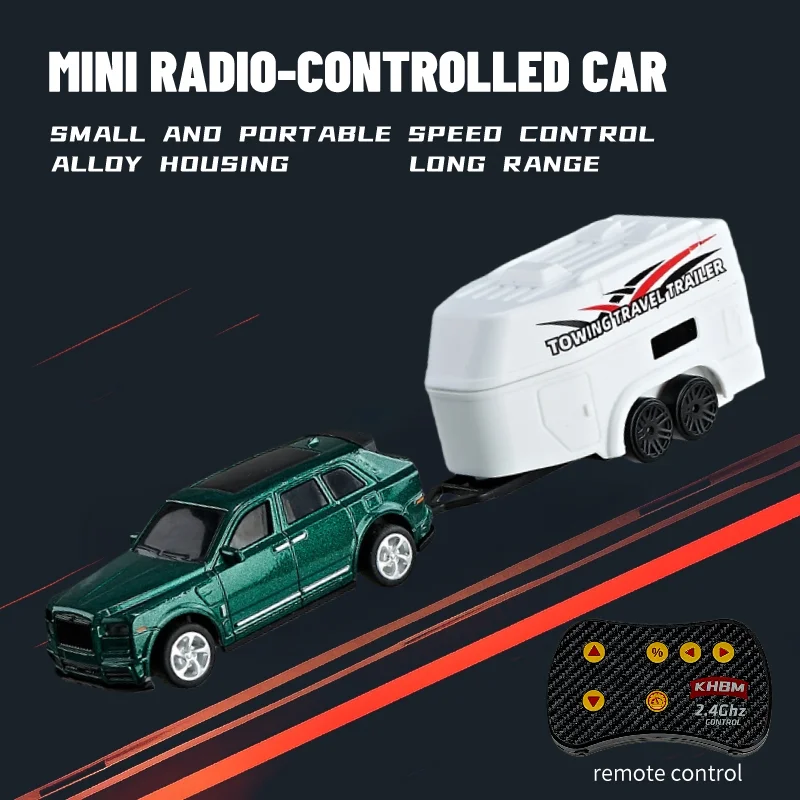 Neues RC-Auto, MINI-Legierung, 1/64 ferngesteuertes Auto, bequem zu tragen, 60 Minuten Arbeitszeit, Kindergeschenke, elektronisches Spielzeug