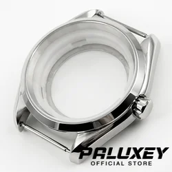 40MM NH34 NH35 NH36 NH37 NH38 NH39 NH70 NH72 Waterproof Polish Bezel Watch Case Sapphire Crystal Case Screw Crown