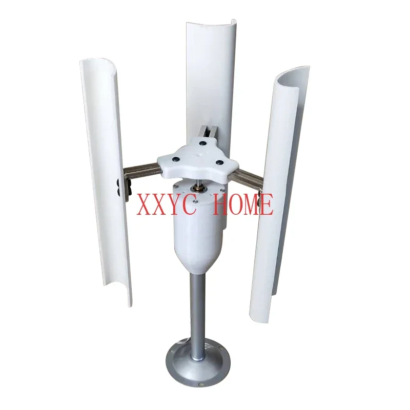 

Vertical Axis Wind Turbine Model Three-phase Permanent Magnet Generator Windmill Toy Night Light Making DIY Display