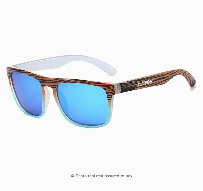 KAROS Polarisierte Sonnenbrille für Herren/Damen, Camo-Rahmen, UV400-Schutz zum Fahren, Angeln, Radfahren – Detail 28