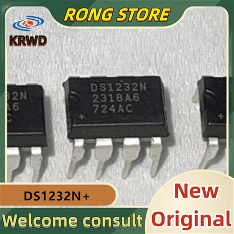 2ชิ้น DS1232N DS1232N Originai ใหม่ + จุ่ม DS1232-8