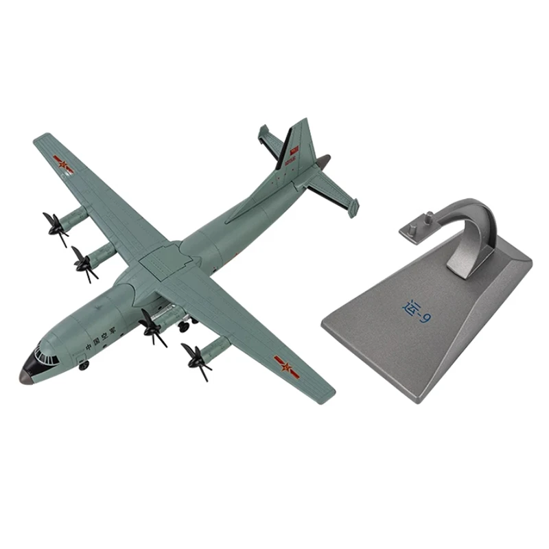 Diecast 1:200 Scale Y9 Y-9 transport plane model  Alloy Finished Simulation Model Static Decoration Souvenir Gifts For Adult Boy