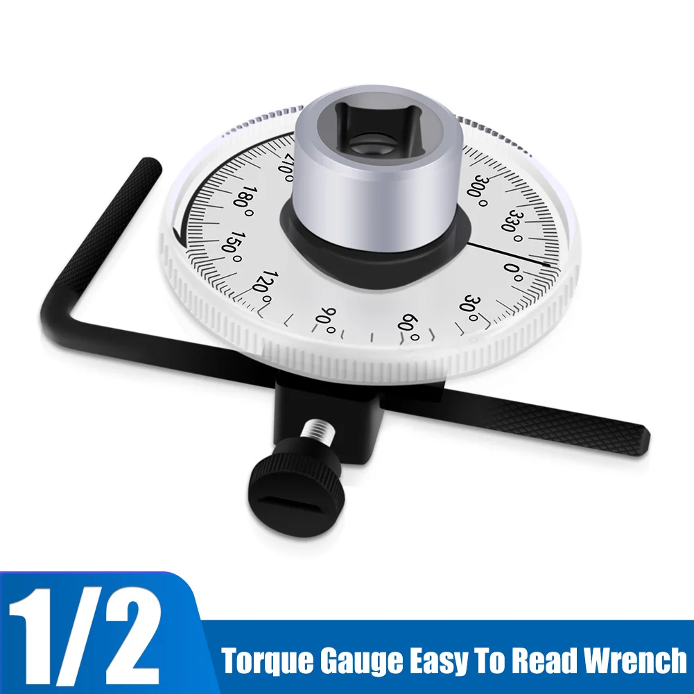 Imagem -03 - Torque Wrench Tool Grupo Medidor de Ângulo Ferramentas Manuais Auto Garagem Fácil de Ler Reparação do Carro Ajustável
