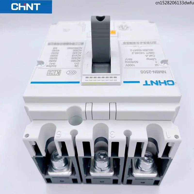 CHINT Adjustable Current NM8N MCCB Plastic Case Circuit Breaker NM8N-125S 250S 400S 630S 3P 63A 100A 125A 160A 200A 250A