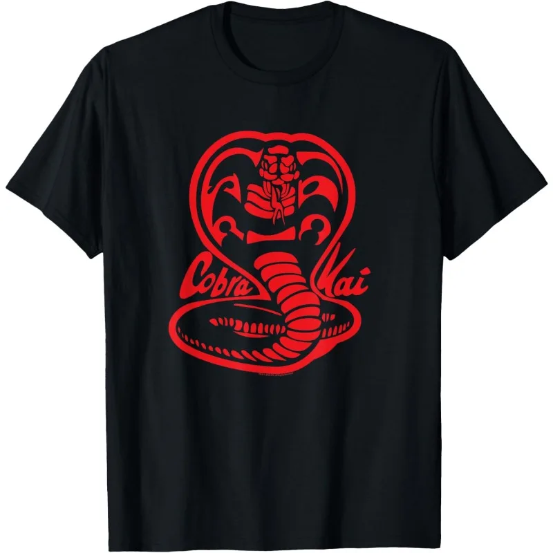 Cobra Kai Red Cobra Logo T-ShirtFive 5yr BDay Son Boy Dinosaur 2020 5th 5 Year Old Birthday T-Shirt Men's 100% Cotton Funny Roun