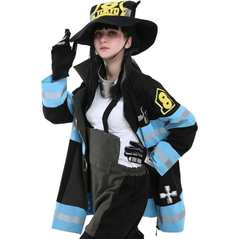 

☆YunCos .fm Unisex Anime Cosplay Costume Fireman Uniform for Fire Fighters☆