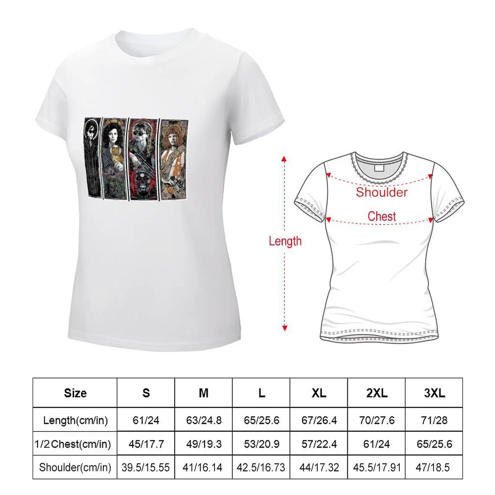 Women Cinema T-shirt summer top hippie clothes t shirts for Women