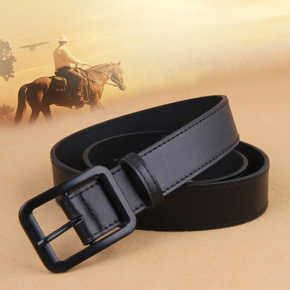 

Luxury Design Leather Belt Fashion Casual Versatile Pin Buckle Waistband Trouser Dress Belts