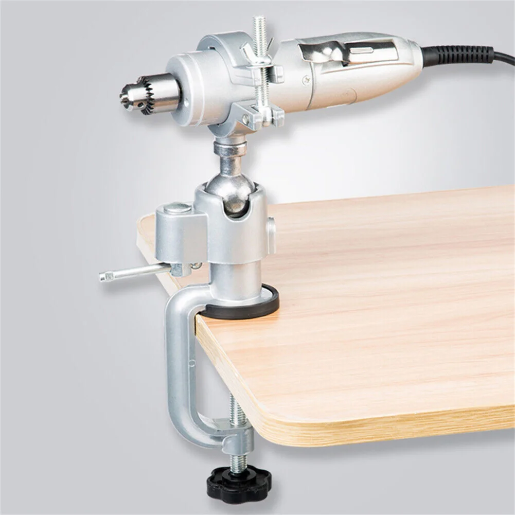 Table Bench Vises Clamp 360 Degree Universal Electric Drill Stand Grinder Holder Bracket For Wood Working Jewelry Making