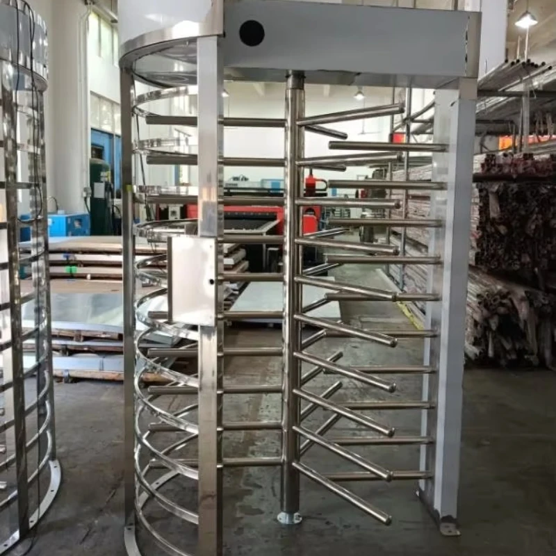 Security Full Height Turnstile with Ticket Access Control Full Height Turnstile Price Reader for Stadium Amusement Park