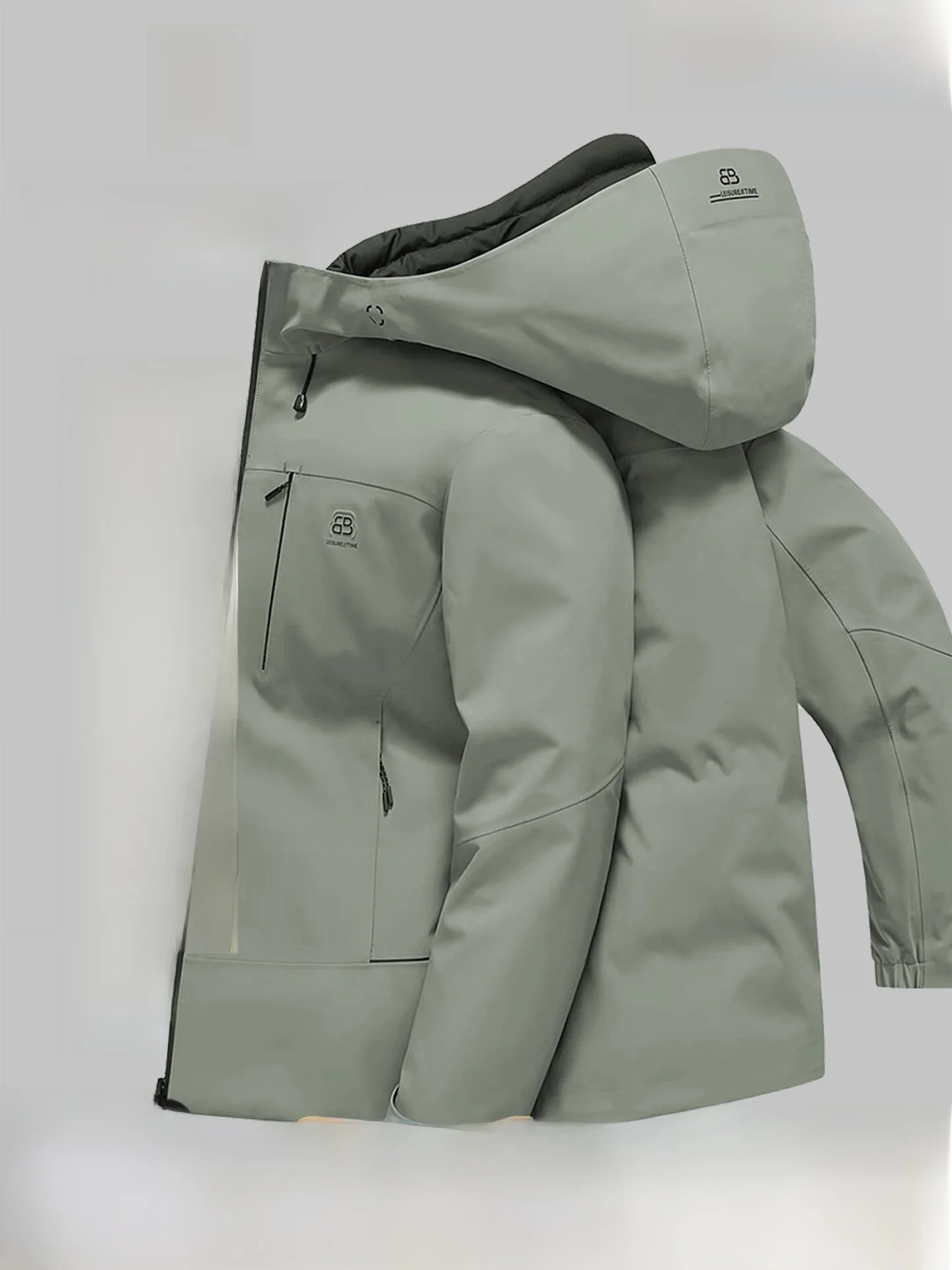 

Pierre Cardin Men's ort down Jaet 3-in- Detachable Inner Windproof Outdoor Faion Urban Sle Goose down Jaet