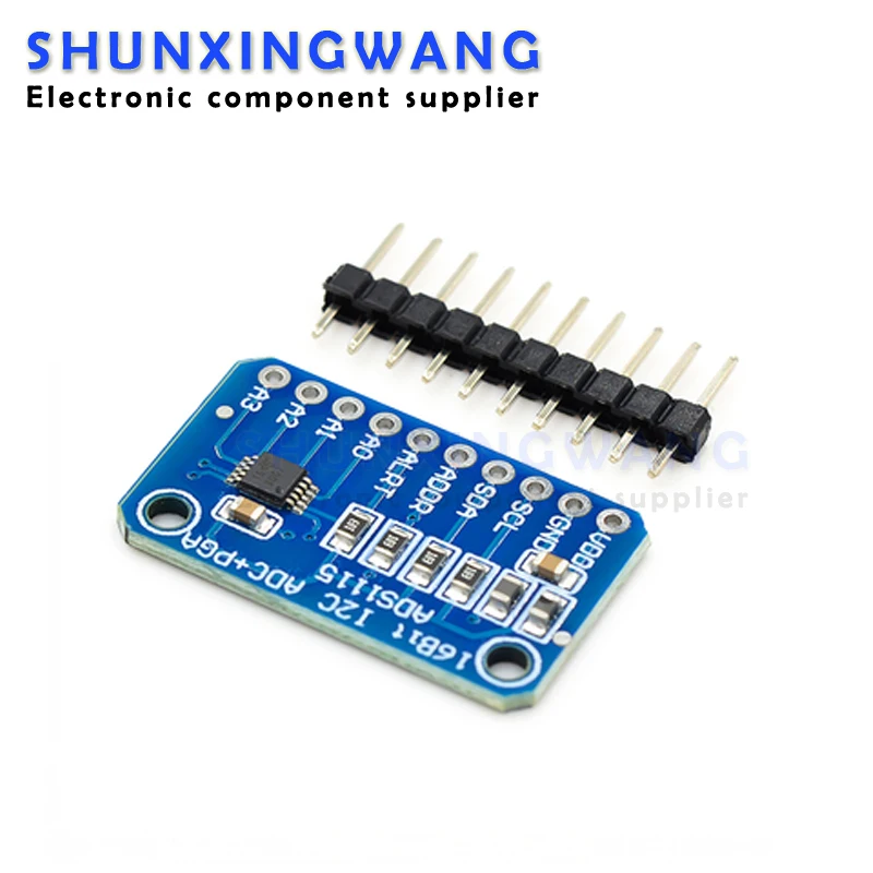 ADS1115 subminiature 16 bit precision analog-to-digital converter ADC development board module 4-channel spot