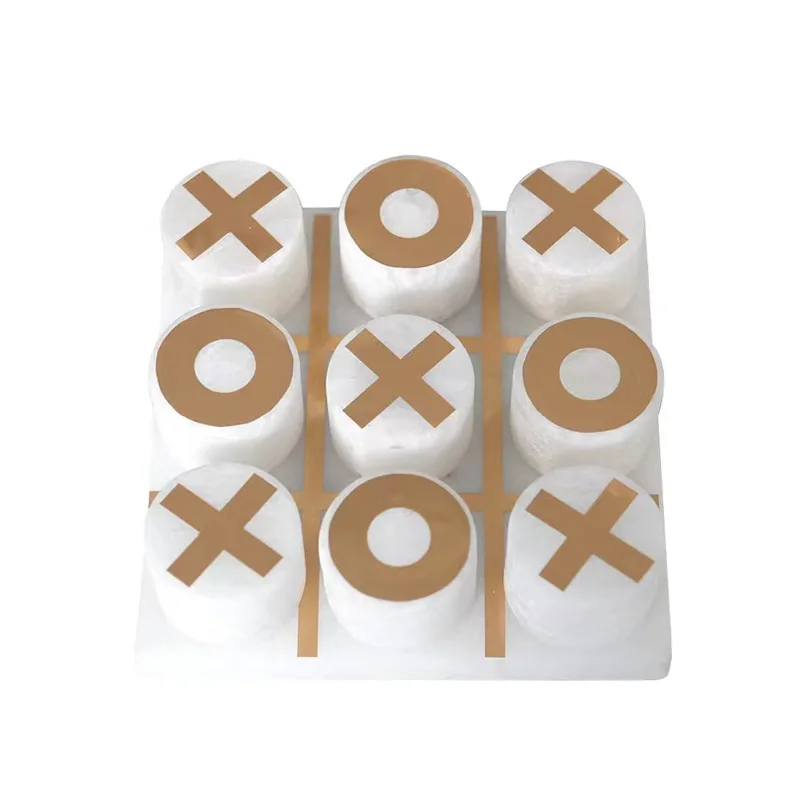 

Modern simple marble decorative chessboard ornaments, soft ornaments coffee table ornaments