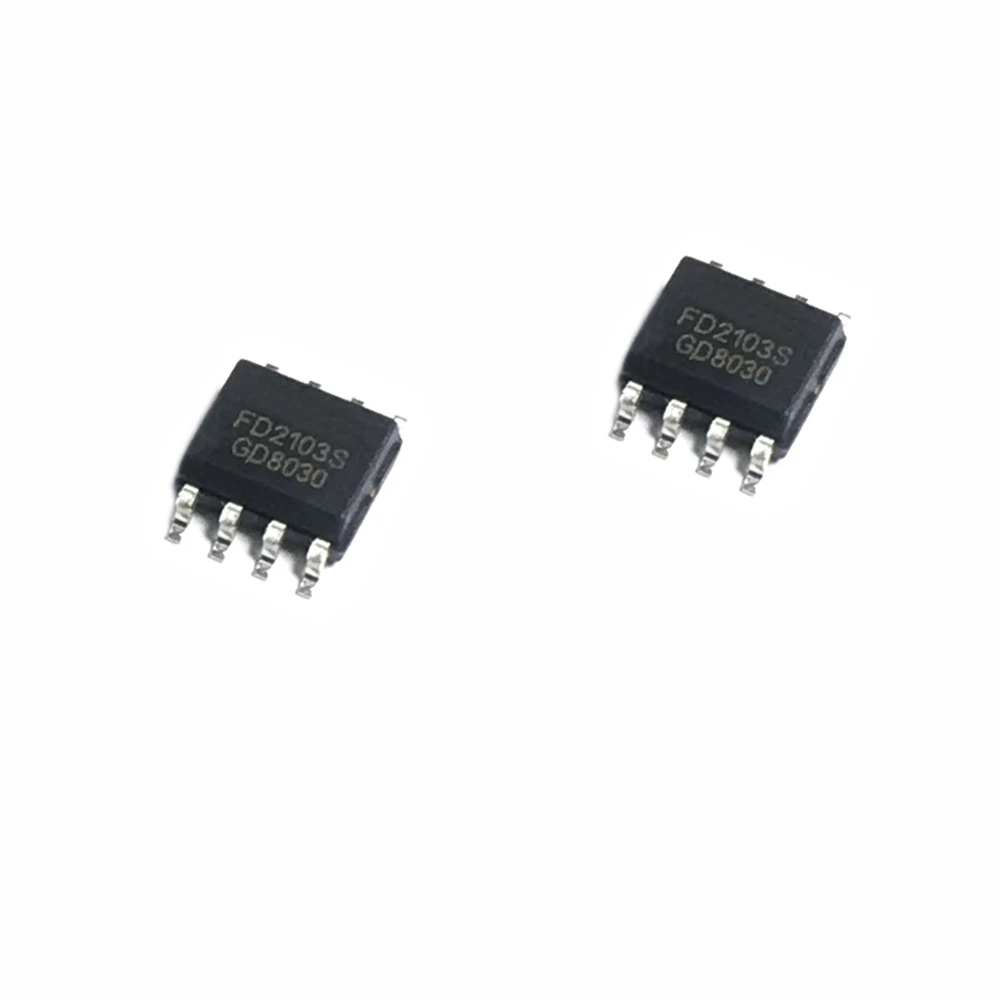 10PCS/LOT FD2103S FD2103 SOP-8 SOP8 SMD New Original Good Quality Chipset 180V Half Bridge Gate Driver Chip