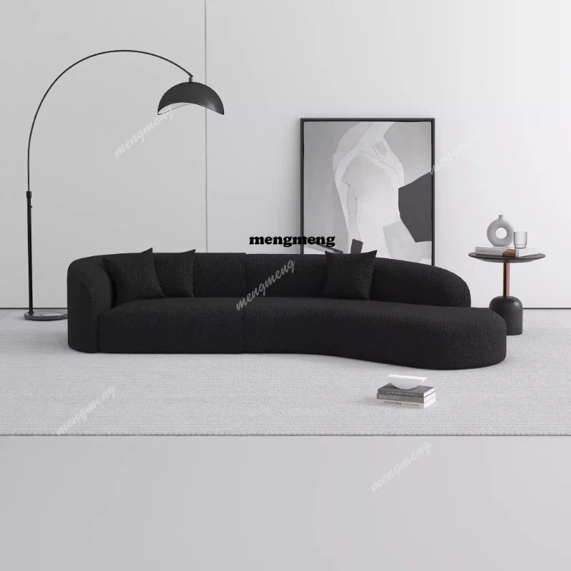 

E182 Italian Minimalist Sofa Aesthetics Designer Leisure High Quality Romantic Living Room Sofas Modern Muebles Balcony Furnitur