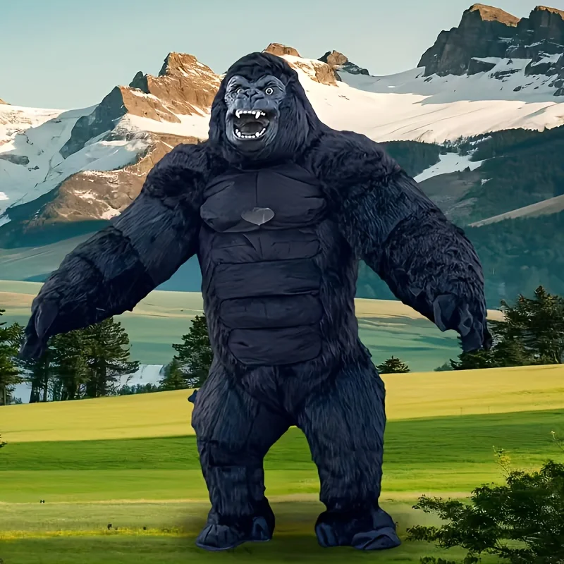 Nadmuchiwany 2.6M King Kong goryl maskotka kostium do odgrywania ról niedźwiedź polarny reklama na imprezę pluszowy kostium lalki z kreskówki