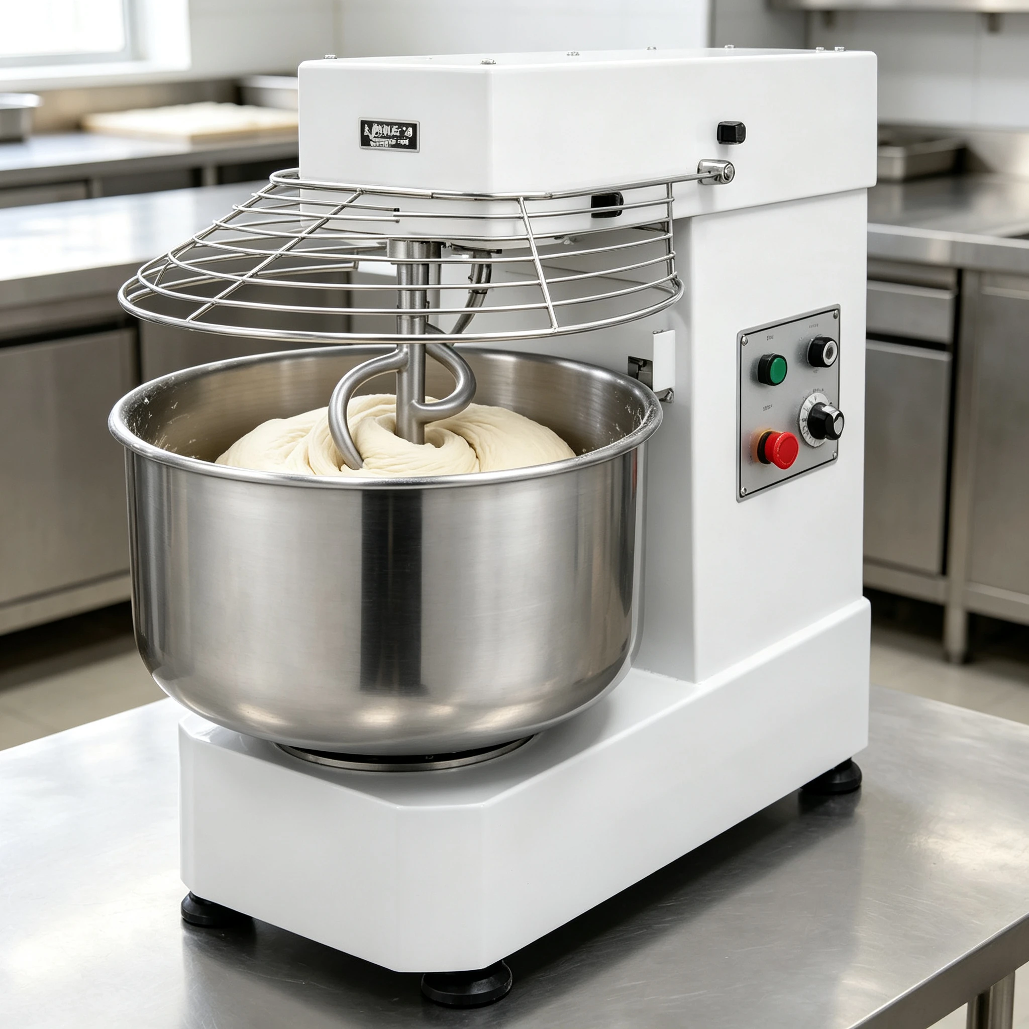 Commercial Stand 5~ 25 50 75 100 Kg Electric Flour Dough Kneader Mixer Spiral Pizza Cake Baker Baking Equipment