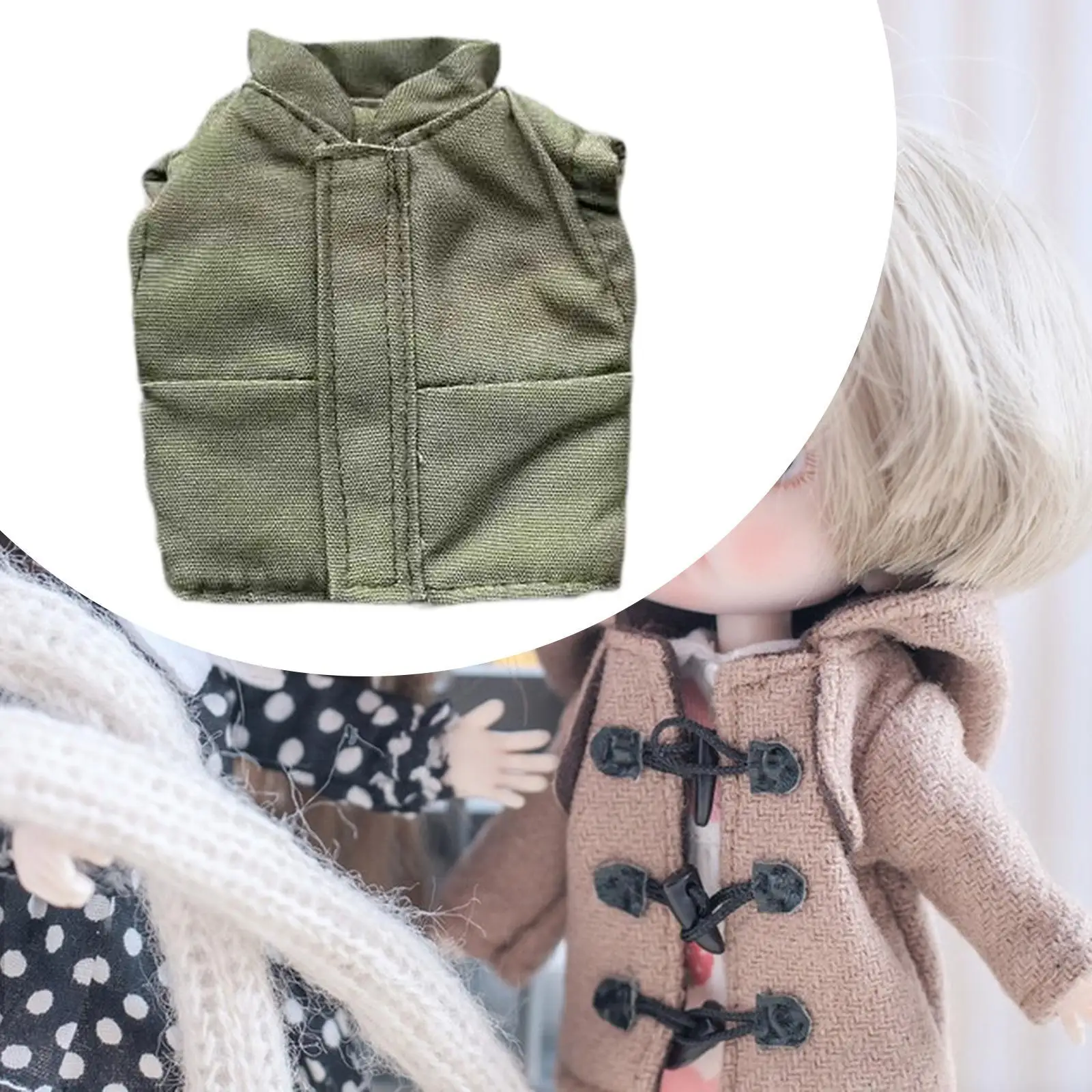 إكسسوار ملابس مصغر مقاس 1/6، ملابس دمى مصنوعة يدويًا مقاس 12 بوصة #2