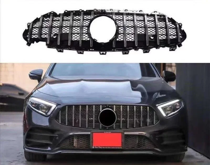 Auto Front Grille For Mercedes Benz CLS Class C257 2019 New CLS C257 GT Grill CLS300 CLS350 CLS450 CLS500 CLS53 AMG 4Matic