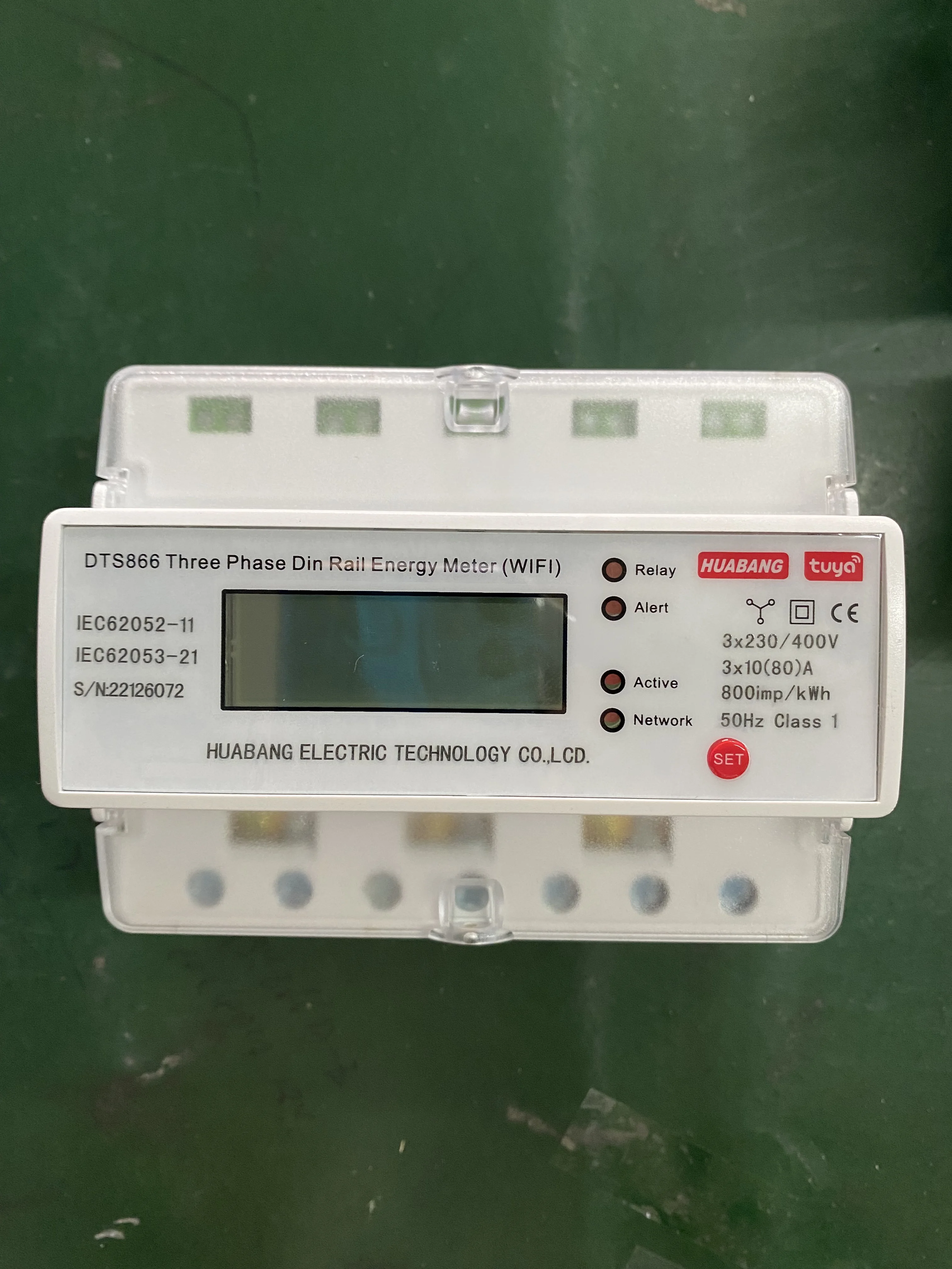 WIFI Electricity Meter Wireless Three Phase Din Rail Energy Meter Wifi Smart Meter Direct Connection 10-80A