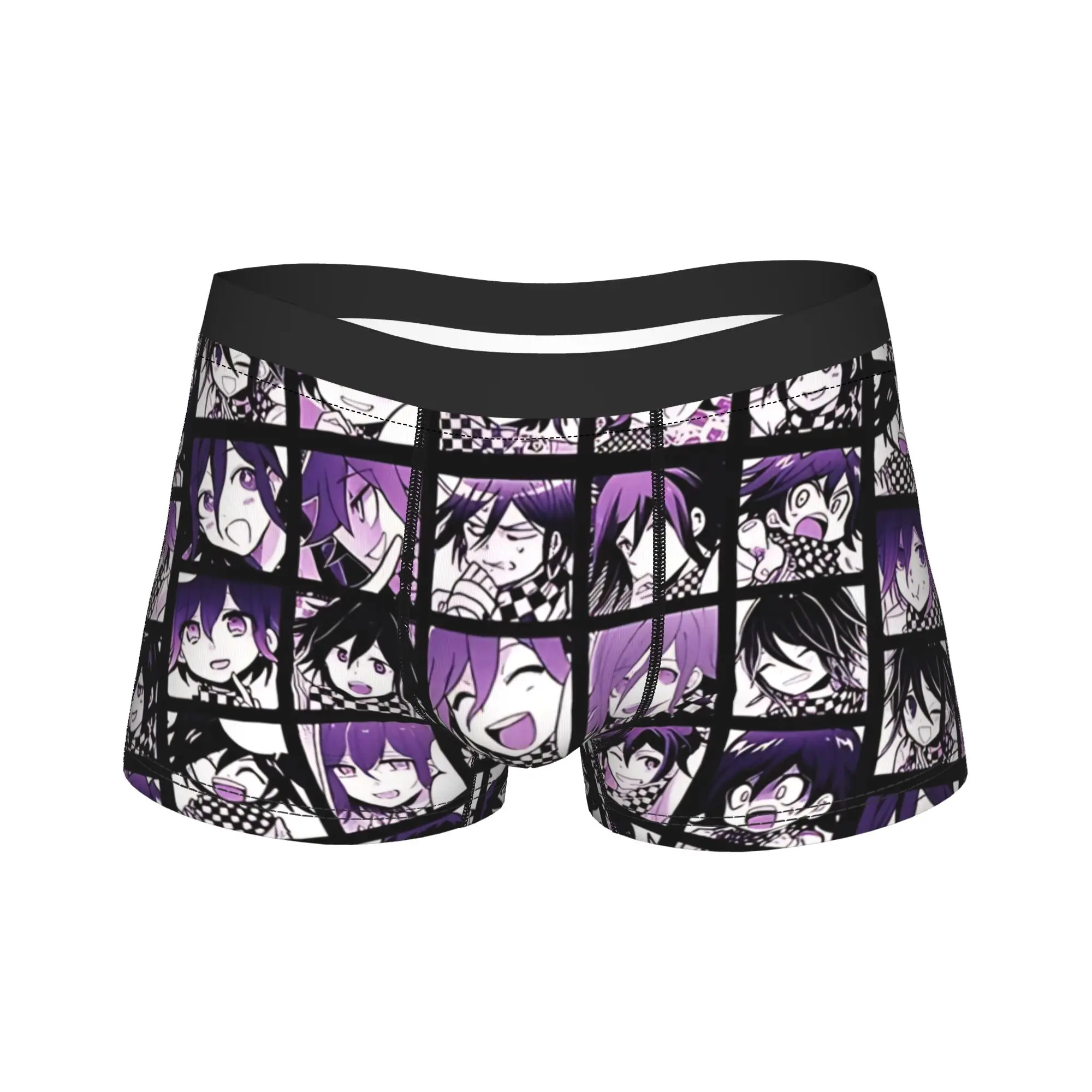 Kokichi Manga Collection Ver Farbige Unterwäsche Danganronpa Herren-Shorts Slips Sexy weiche Boxershorts Übergroße Unterhosen