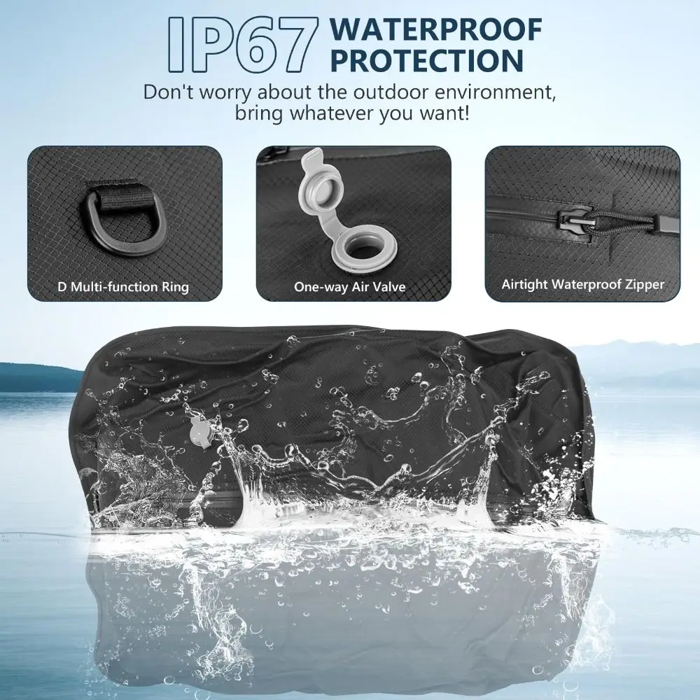 Reusable Vacuum Bags for Travel Dustproof Space Saver Vacuum Compression Bag Waterproof Luggage Vacuum Storage Bag Suitcase