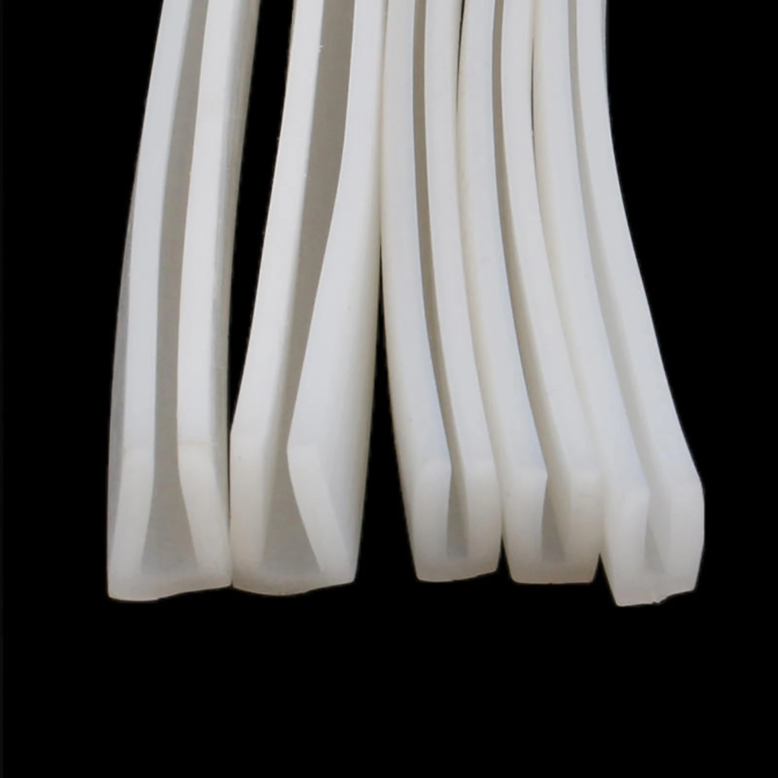 Silicone Rubber U-Shape Sealing Strip U Channel Edg Trim Slot 1mm 2mm 3mm 4mm 5mm 6mm 8mm 10mm 12mm 15mm Height 8mm-20mm