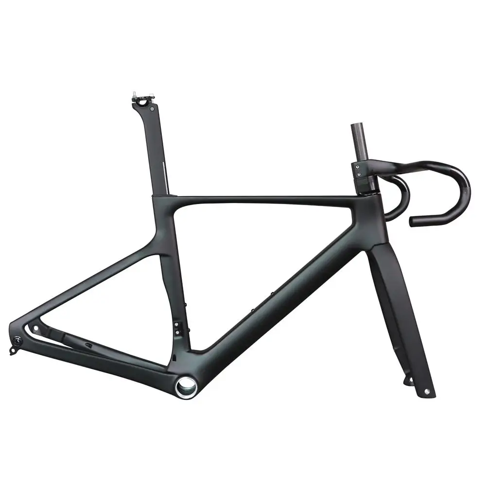 

Super Light Carbon Fiber T1000 Disc Road Bike Frame TT-R18 UDH Hanger T47 Thread Max Tire 32C