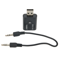 Bluetooth 5.0 Transmitter Receiver 2 IN 1 Wireless Audio 3.5mm USB Aux Adapter Car HIFI Audio Wireless Audio Receiver 42*25*11mm