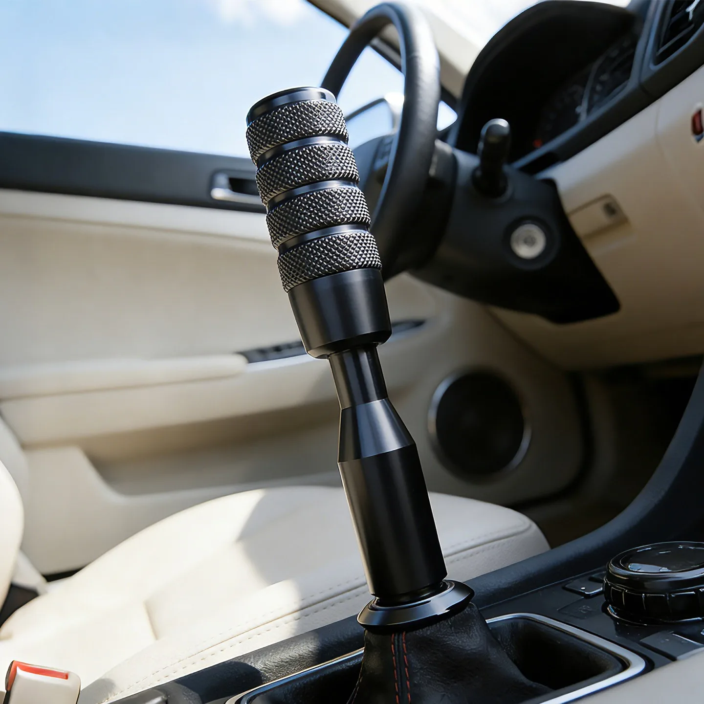

130mm 170mm Aluminium Car Gear Shift Knob Extension Shifter Extender Lever for Universal