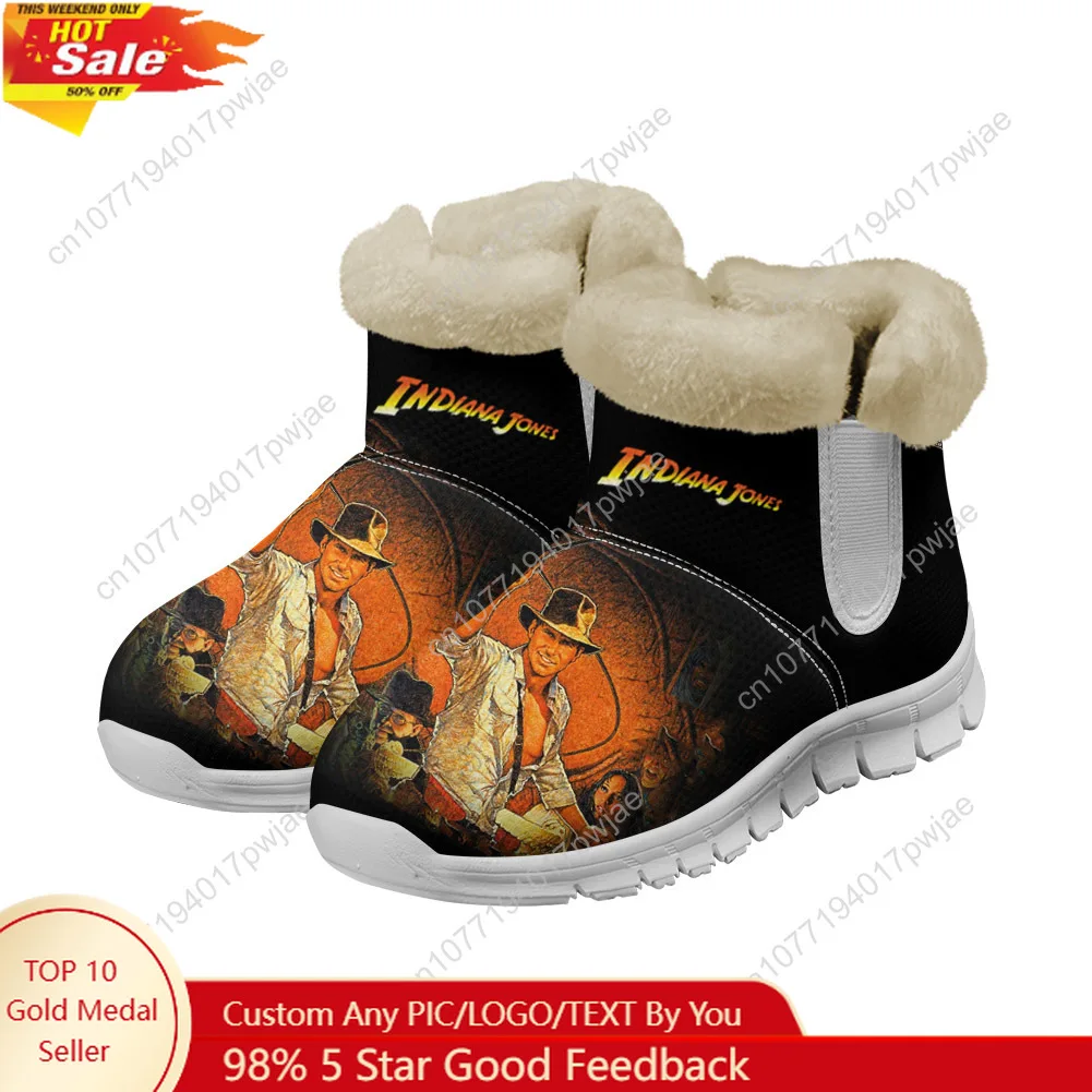 

Indiana Jones Raiders of The Lost Ark Snow Boots Mens Womens Teenager Shoes Keep Warm Casual Lightweight Sports Custom Sneakers