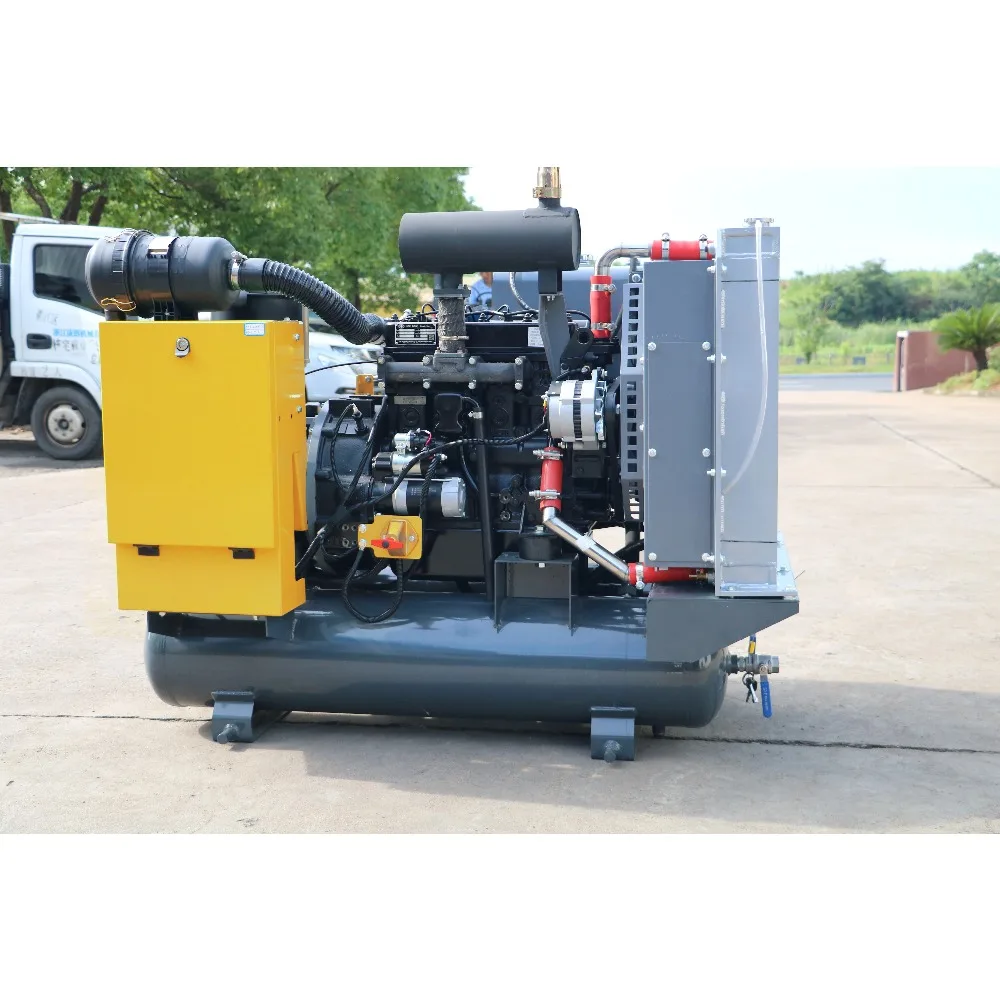 Máquina de compressor de ar de parafuso com eficiência energética marca superior 11kW 15HP com filtro secador para fábrica de laboratório dentário OEM pronto