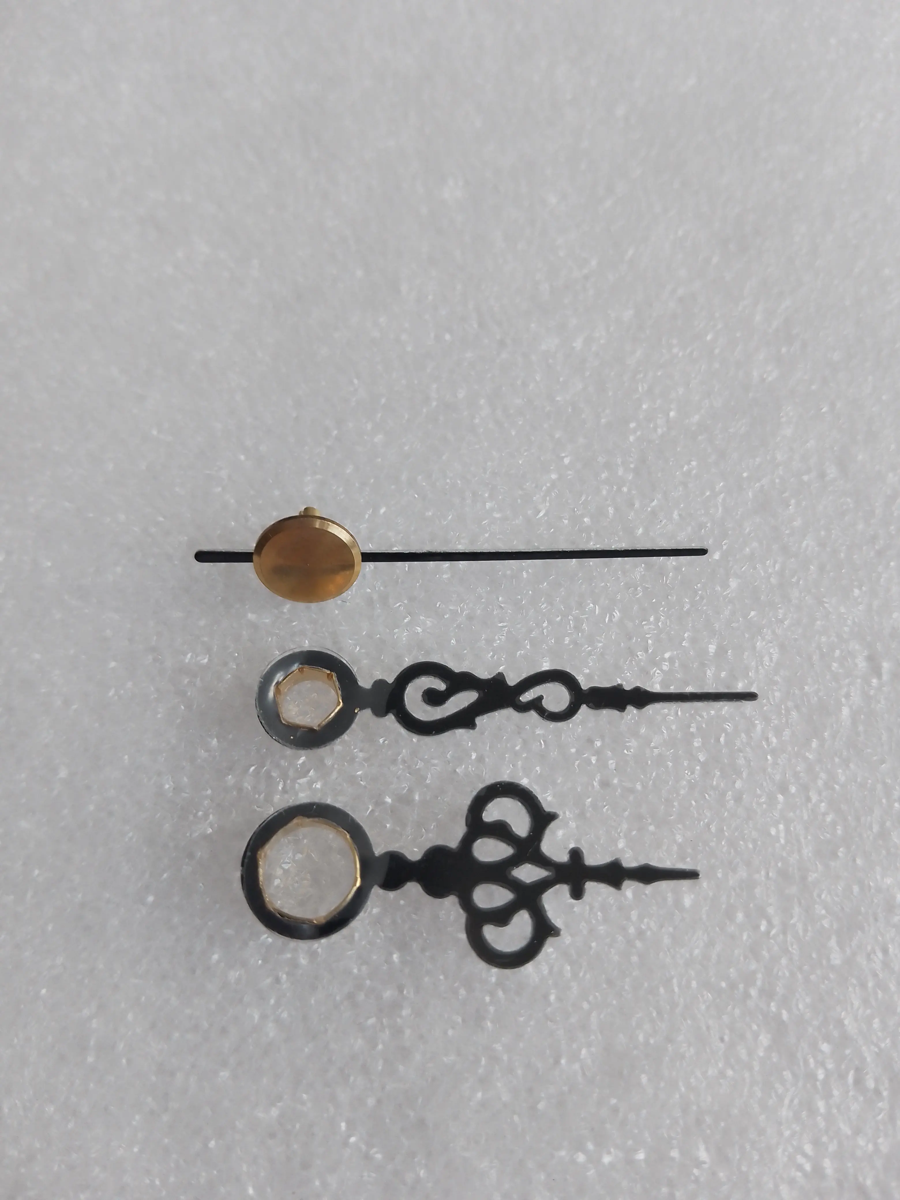 S Shaft Short Clock Hands 51#Black (Just Hands) Metal Aluminum DIY Quartz Clock Accessory High quality Kits