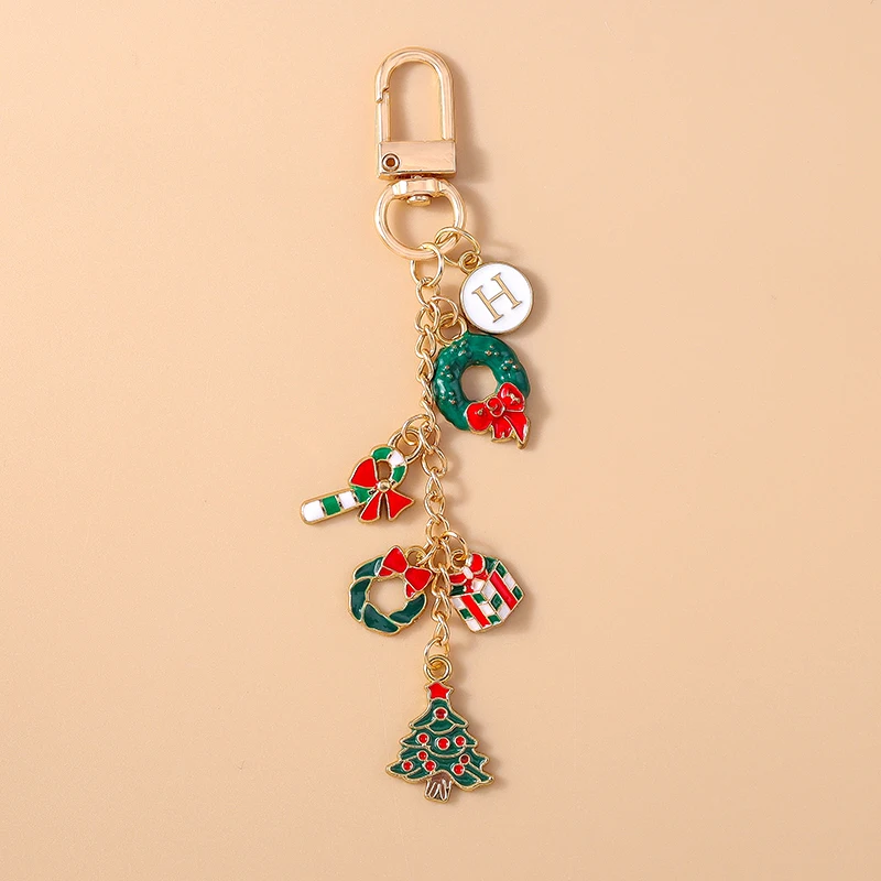Aihua Niedlicher Weihnachts-Schlüsselanhänger Schneemann Rentier Weihnachtsmann Weihnachtsbaum Schlüsselanhänger für Frauen Weihnachtsparty Schmuck Geschenke – Detail 8
