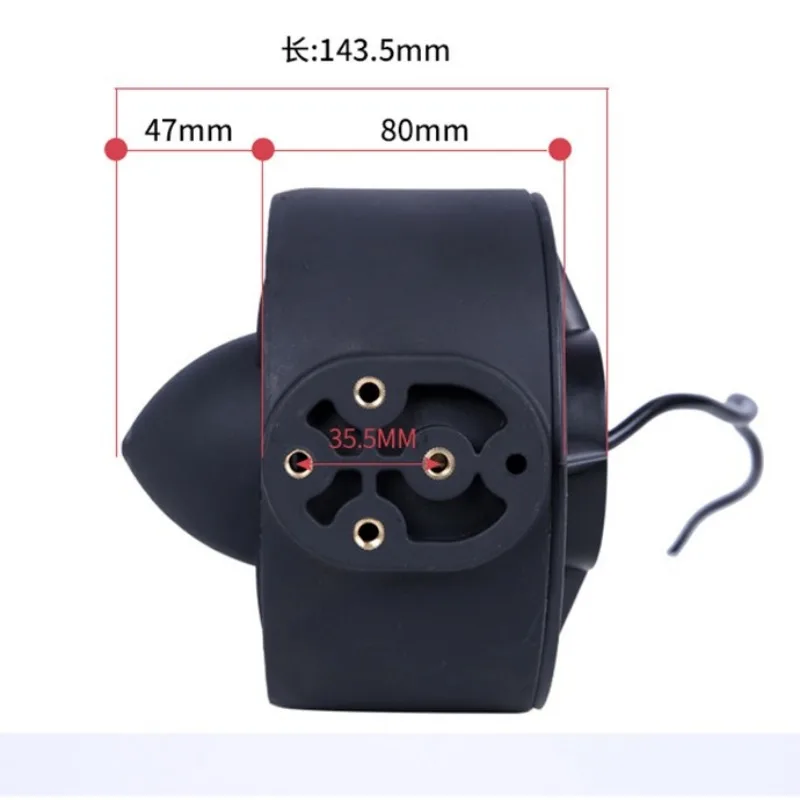RC Underwater Thruster High Power Propulsion Motor For Bait Boat Net Towing Rescue Boat Underwater Robot Parts