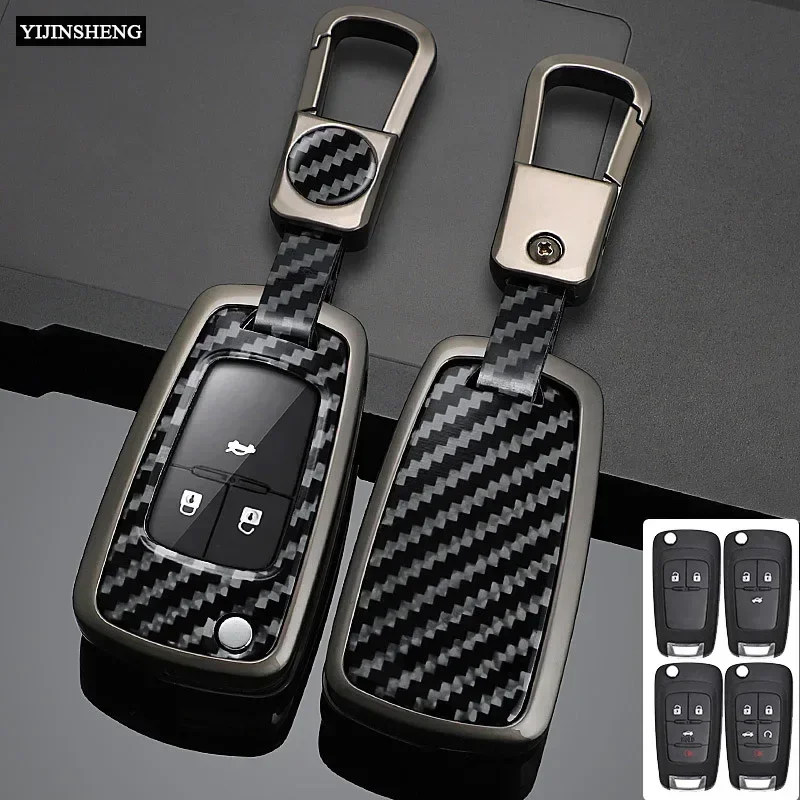 Car Key Case Cover for Chevrolet Cruze Aveo Trax Sail Malibu for Opel Astra J Zafira Corsa Mokka Prism Spark Meriva Equinox Volt