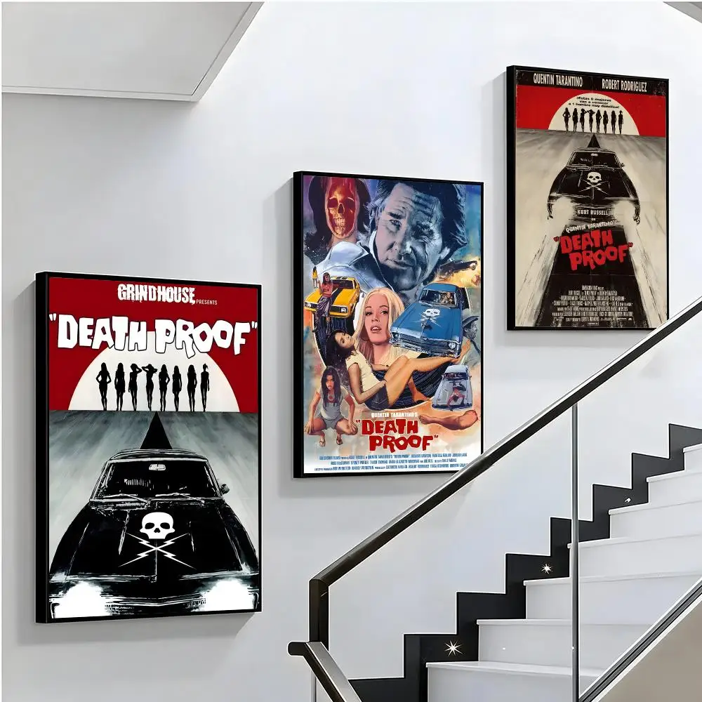 movie Death Proof Poster HD Poster Sophisticated Modern Aesthetic Wall Art For Living Room Bedroom Office Cafe Decor Ideal Gift