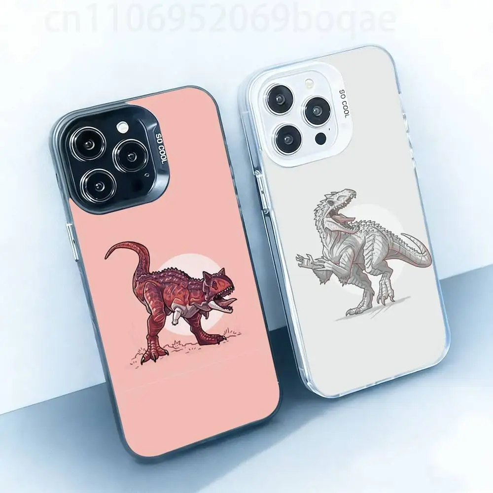 

Prehistoric Beasts Hard Phone Case for IPhone 17 16 15 14 13 12 11 Pro Max Plus16E X XR XS Max shockproof Full Cover