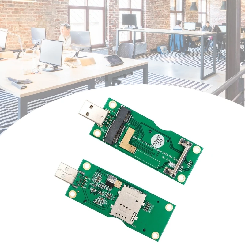 Mini PCIE to USB 2.0 Conversion Card Featuring Card Connection for Computer