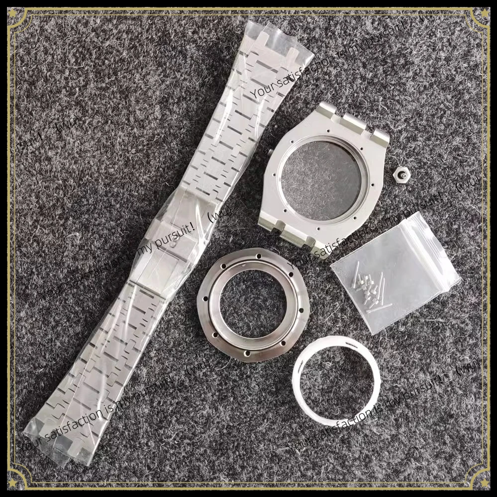 ZOCI-watch accessories 41mm octagonal stainless steel case + strap, suitable for assembling NH35/NH36/4R36 movements