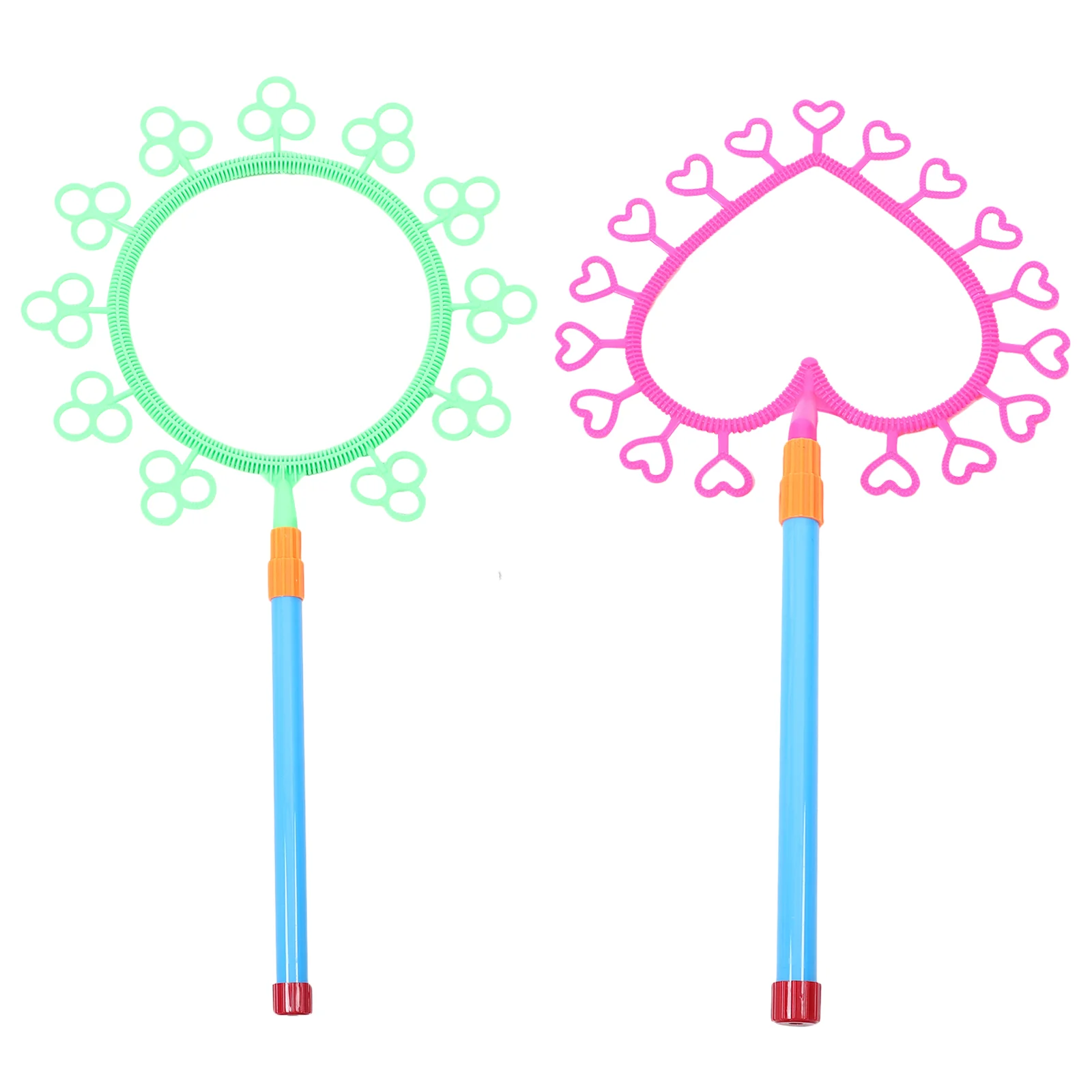 2 Pcs Bubble Stick Party Wands Blowing Favor Machine for Kids Maker Sticks Outdoor Toy Kit Cartoon Take Bath
