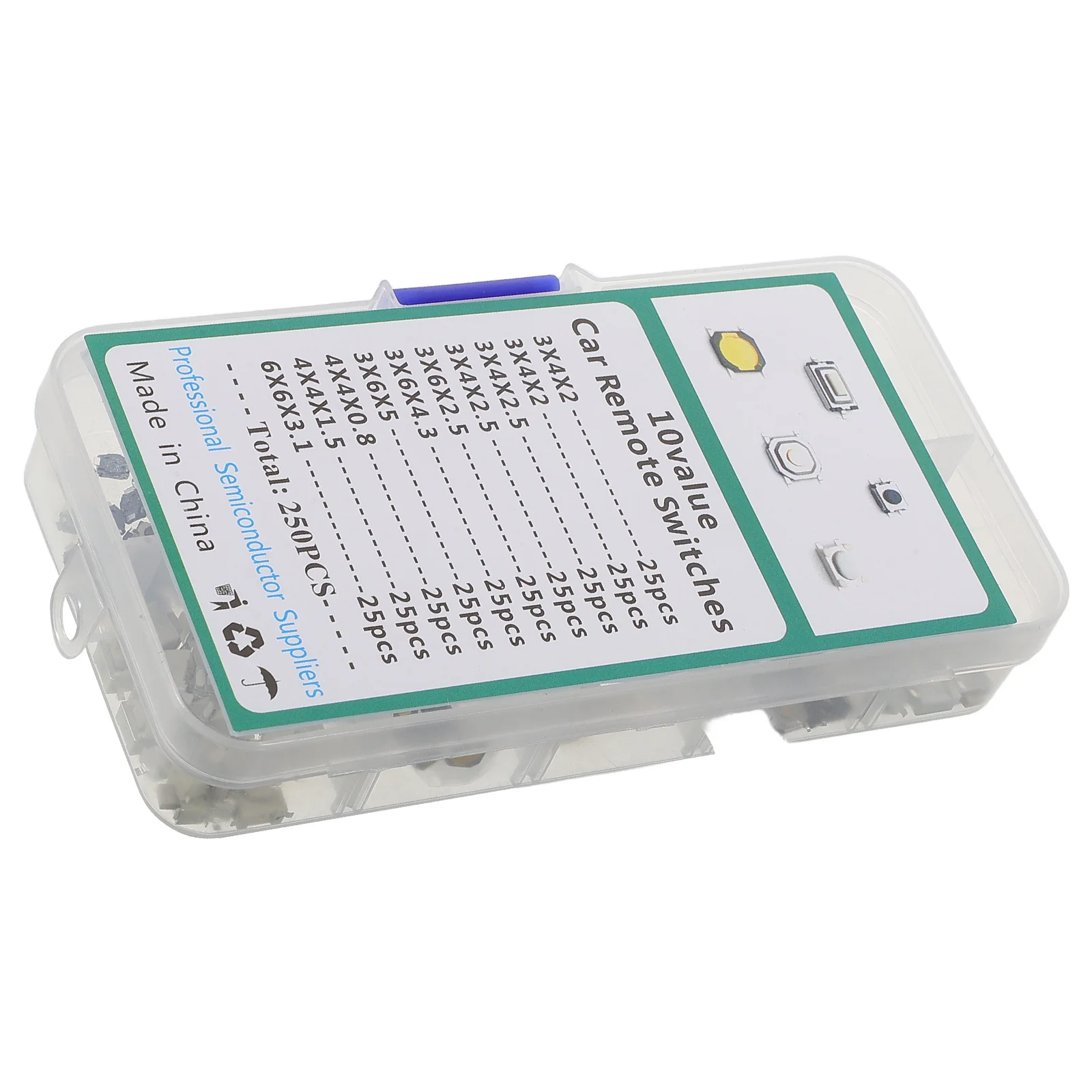 

250 шт. автомобильный кнопочный переключатель автомобильные тактильные сенсорные переключатели пластиковая замена микро мгновенная кнопка для интерьера