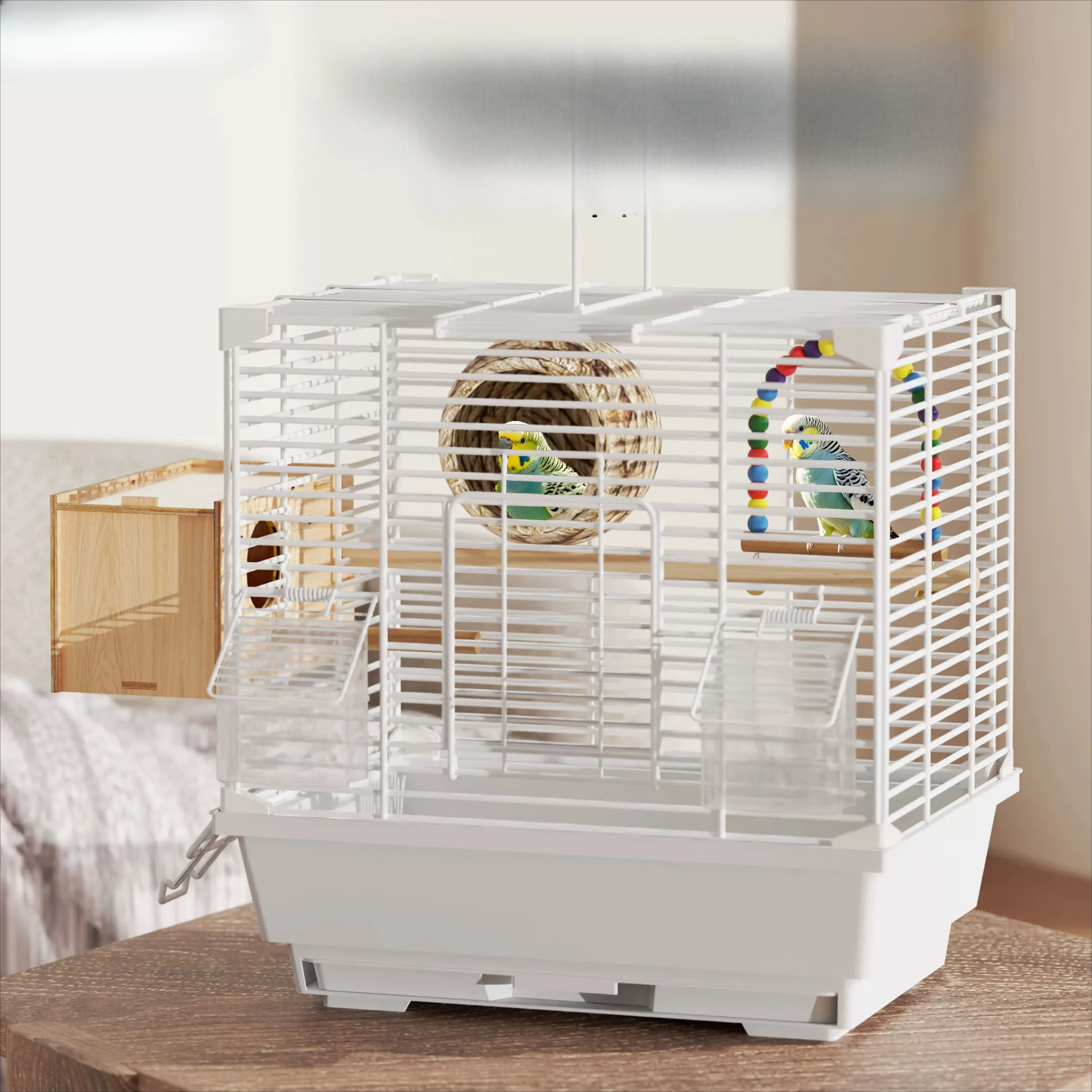 

Cockatiel Bird Cages Accessories Lovebird Indoor Feeder Bird Cages Pigeon Hammock Goods Iron Jaula Para Canarios Bird Supplies