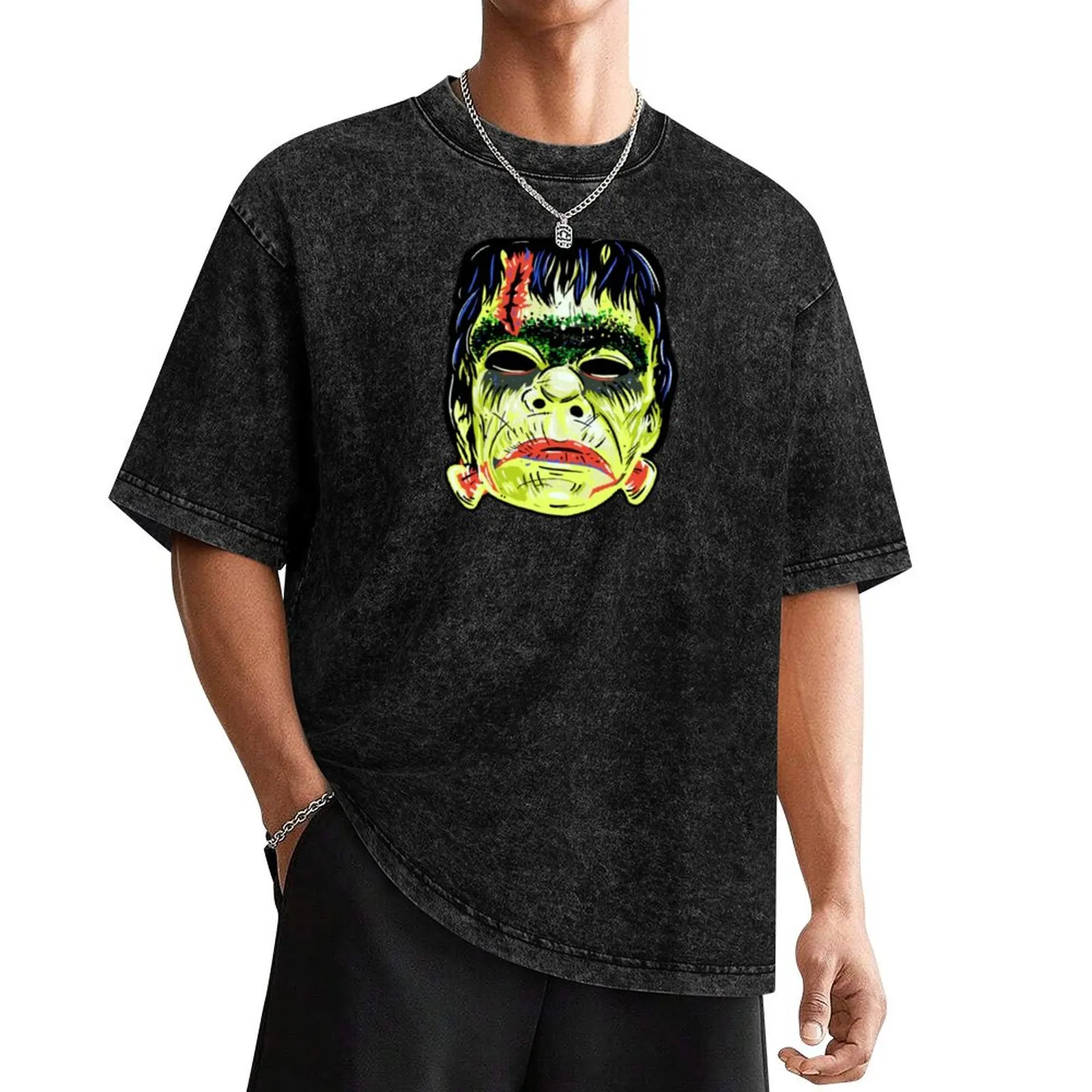 

Retro Frankenstein Mask Version 1 T-Shirt boys whites essential t shirt mens tall t shirts