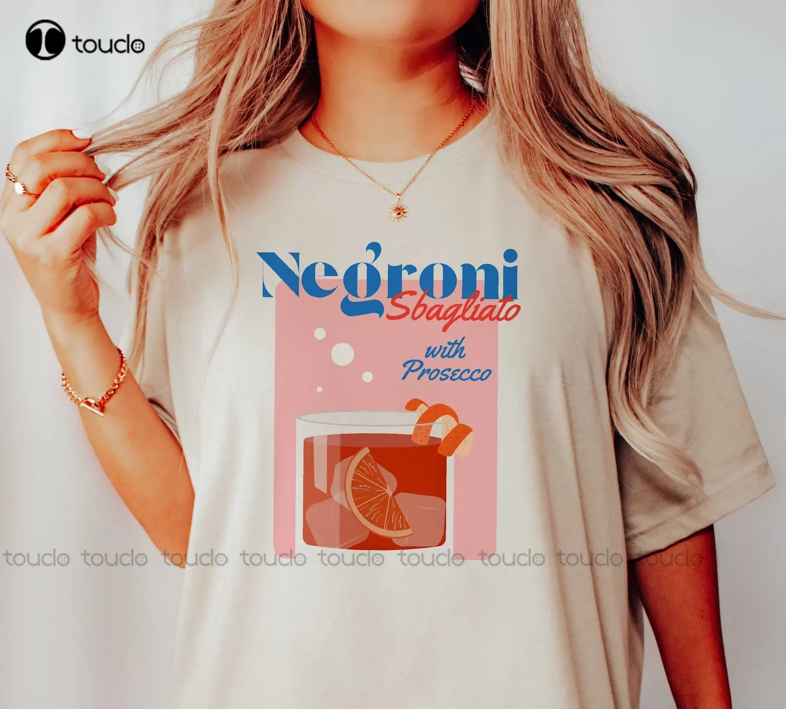 Negroni Sbagliato With Prosecco Shirt Retro T-Shirt Vintage Negroni Cocktail Mens 3Xl T-Shirts Xs-5Xl Christmas Gift Printed Tee